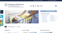 Desktop Screenshot of ambulanzzentrum-dortmund.de