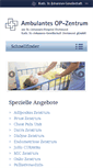 Mobile Screenshot of ambulanzzentrum-dortmund.de